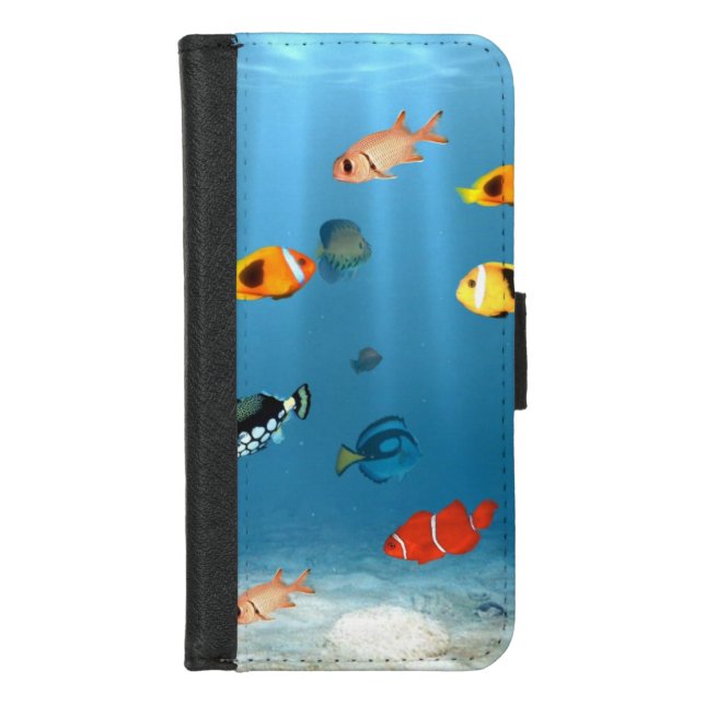 Oceans Of Fish iPhone Wallet Case (Front)