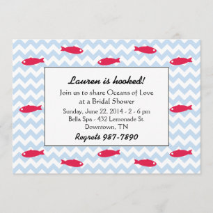 Oceans of Love Bridal Shower Invites