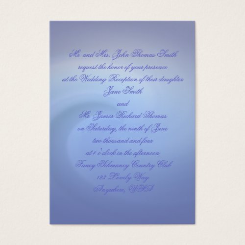 Oceans of Love Wedding Business Card Templates