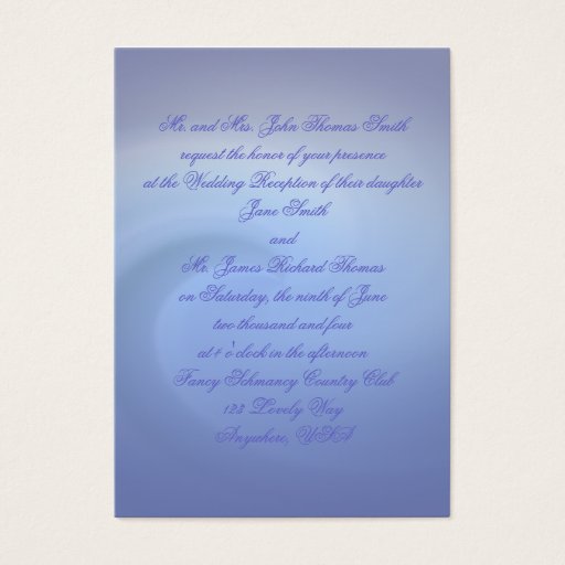 Customizable Oceans of Love Wedding Business Card Templates