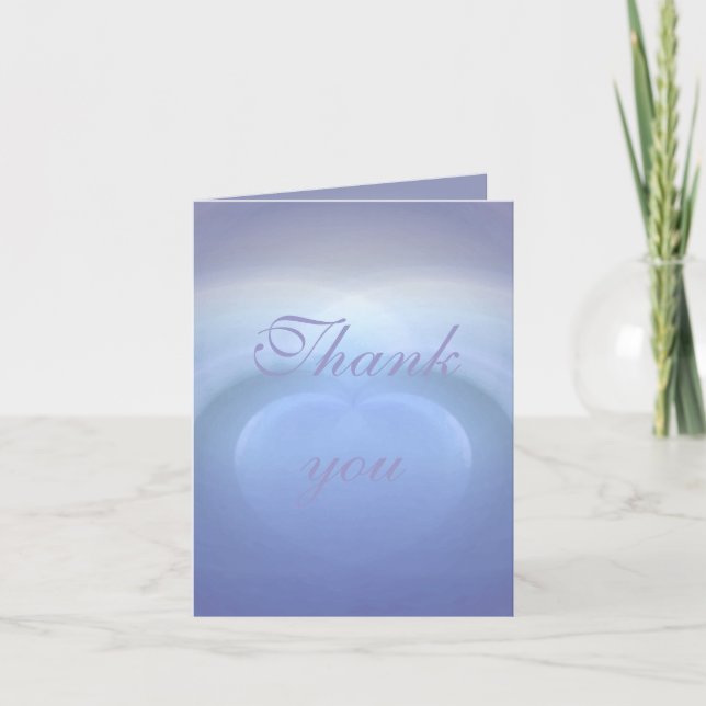 Oceans of Love Wedding Thank You Card (Front)