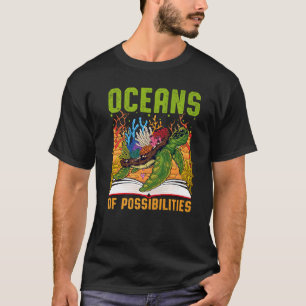 Oceans Of Possibilities Summer Reading Librarian T T-Shirt