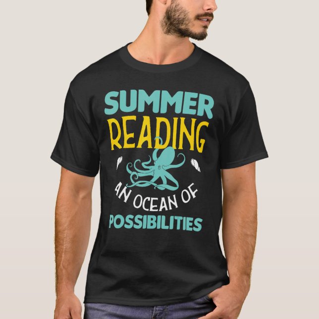 Oceans Of Possibilities Summer Reading T-Shirt (Front)