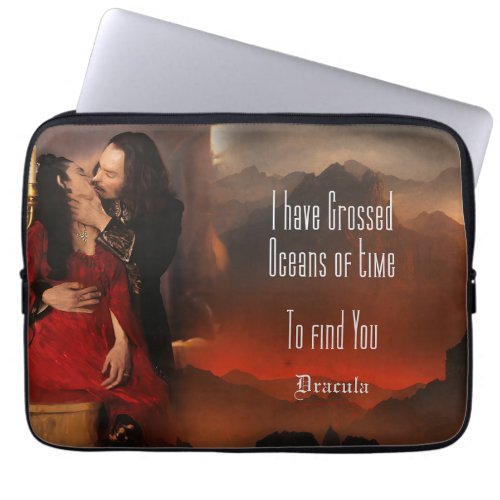 Oceans of Time _ Dracula Quote Laptop Sleeve