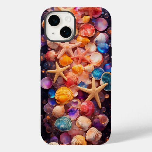 Oceans Palette Shell Symphony Case_Mate iPhone 14 Case
