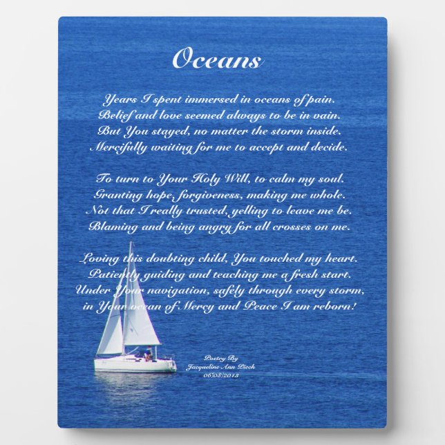 Oceans Plaque (Front)