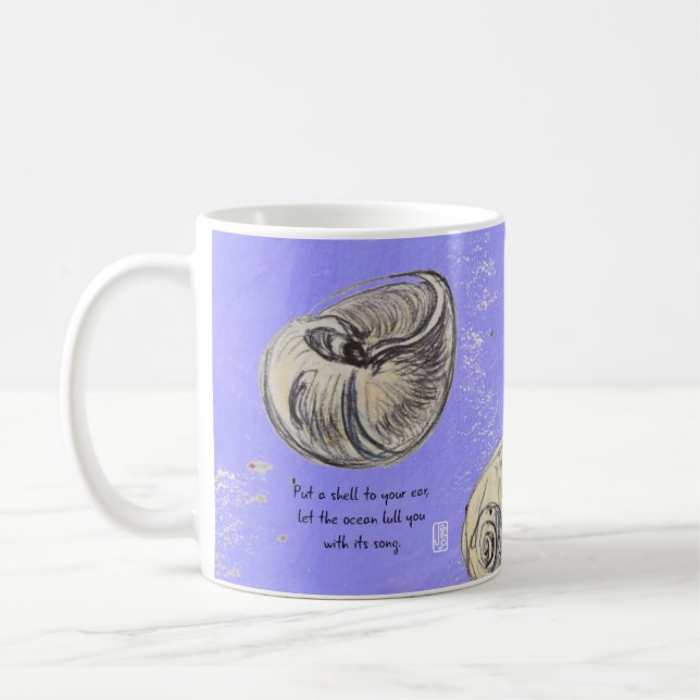 Ocean's Song Shells 11oz Mug (Left)