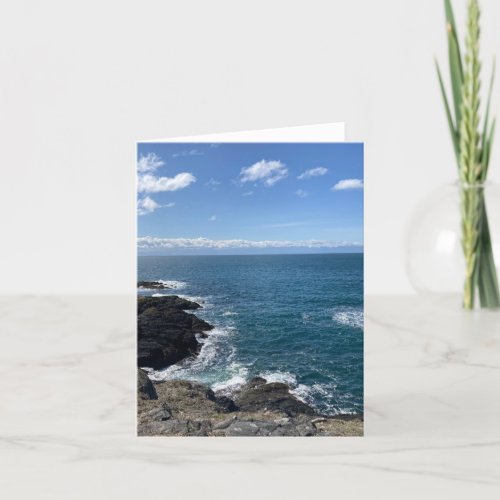 Oceanscape Blank Thank You Card