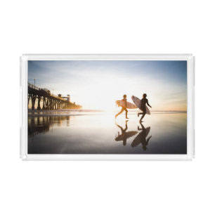 Oceanside Beach Acrylic Tray