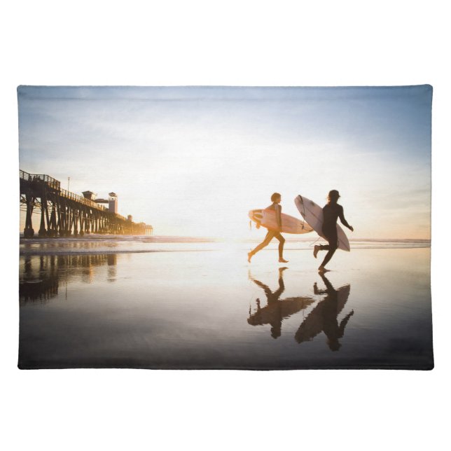 Oceanside Beach Cloth Placemat (Front)