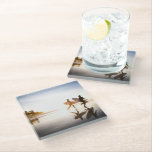 Oceanside Beach Glass Coaster<br><div class="desc">Oceanside Beach</div>