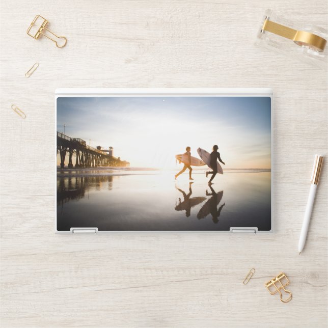 Oceanside Beach HP Laptop Skin (Desk)