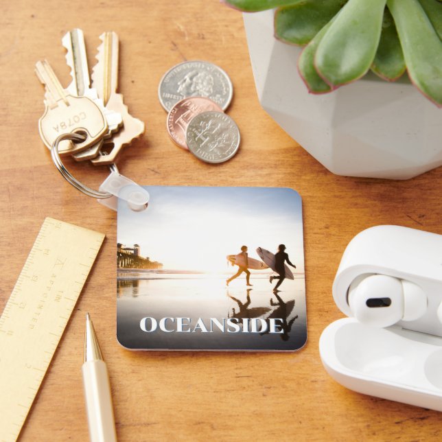 Oceanside Beach Keychain (Desk)