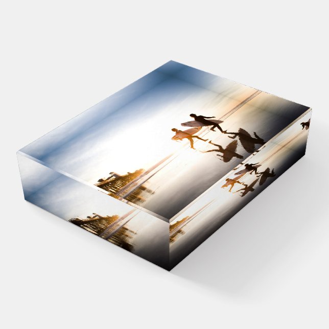 Oceanside Beach Paperweight (Angled)