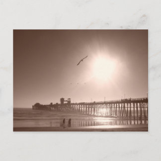 Oceanside, CA Pier Postcard