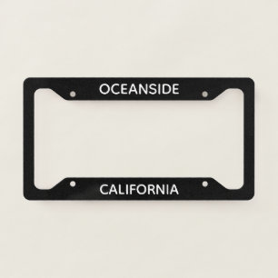 Oceanside, California License Plate Frame