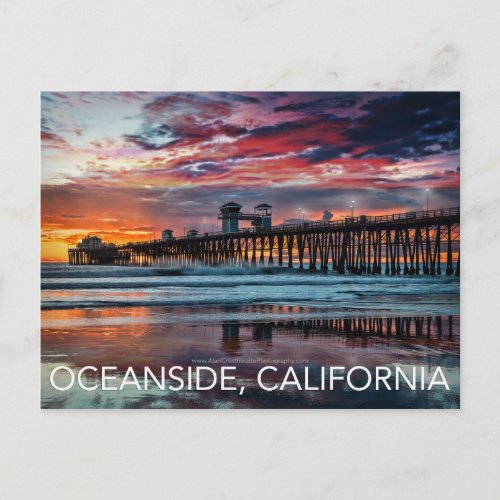 Oceanside California Postcard