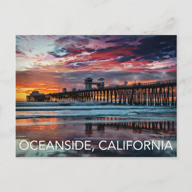 Oceanside, California Postcard Zazzle