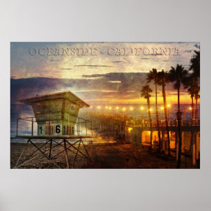 Oceanside California Poster