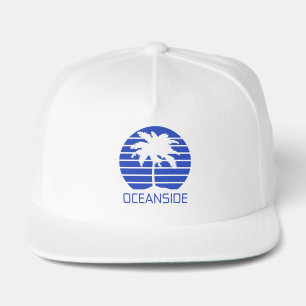 Oceanside California Sunset Snap Back Hat