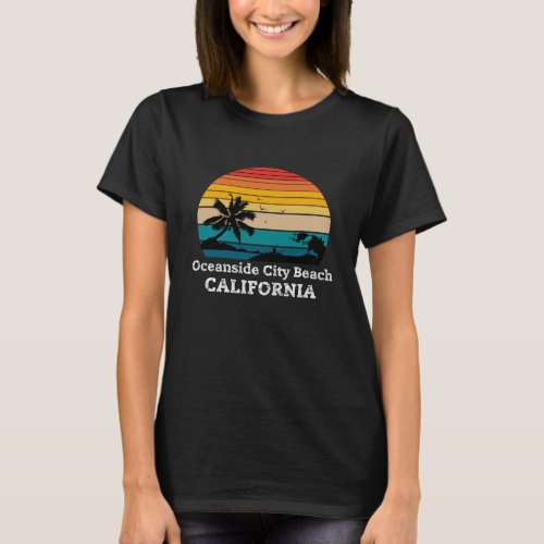 Oceanside City Beach CALIFORNIA T_Shirt
