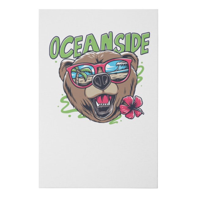 Oceanside Faux Canvas Print (Front)