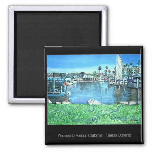 Oceanside Harbor California Magnet