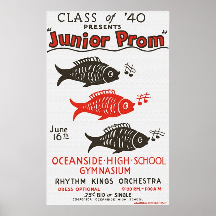 Oceanside High Junior Prom Poster
