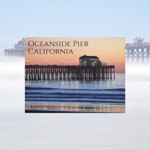 Oceanside Pier California Postcard