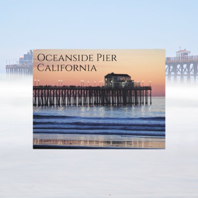 Oceanside Pier California Postcard (Creator Uploaded)
