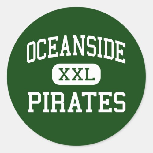 Oceanside _ Pirates _ High _ Oceanside California Classic Round Sticker