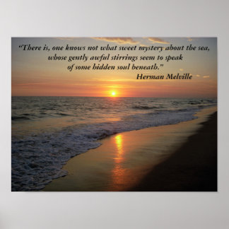 Oceanside Sunset Poster