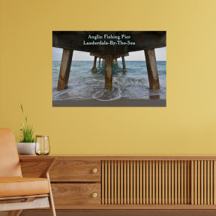Oceanview under the Pier Photographic Poster