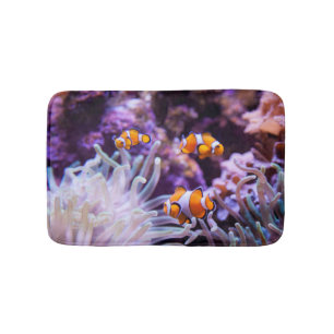 Ocellaris Clownfish Amphiprion Ocellaris Bathroom Mat