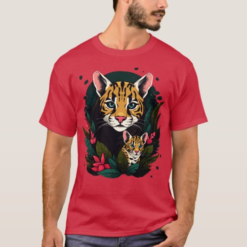 Ocelot Fathers Day T_Shirt
