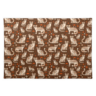 Ocelot Pattern Cloth Placemat