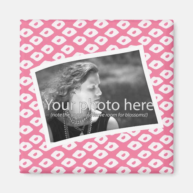 Ocelot Photo Frames - Pink Magnet (Front)