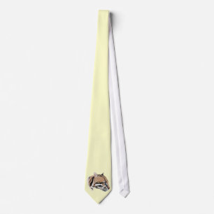 Ocelot Portrait Neck Tie