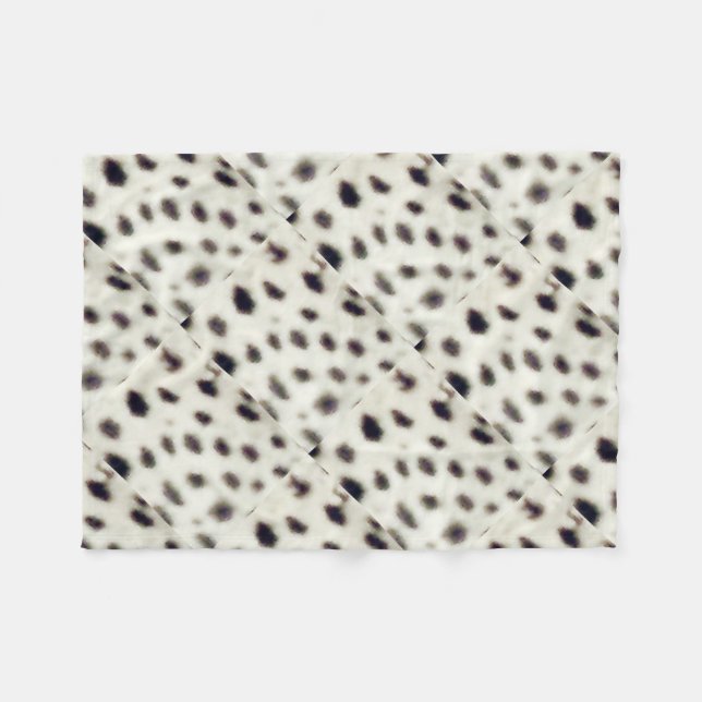 Ocelot Spots Fleece Blanket (Front (Horizontal))