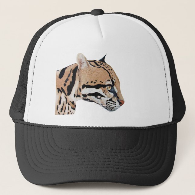 Ocelot Trucker Hat (Front)