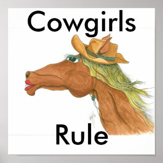 OceTDS189, Cowgirls, Rule Poster