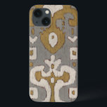 Ocher Ikat I iPhone 13 Case<br><div class="desc">Patterns</div>