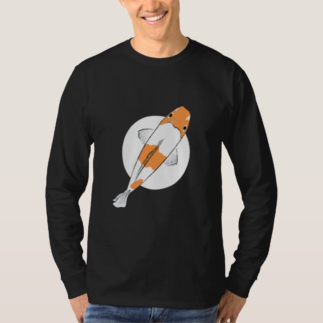 Ochiba Koi Fish Brocaded Carp Nishikigoi Pond Amur T-Shirt (Front)