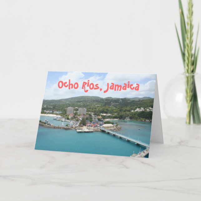 Ocho Rios, Jamaica Greeting Card (Front)