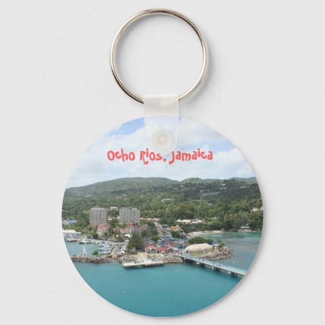 Ocho Rios, Jamaica Keychain (Front)