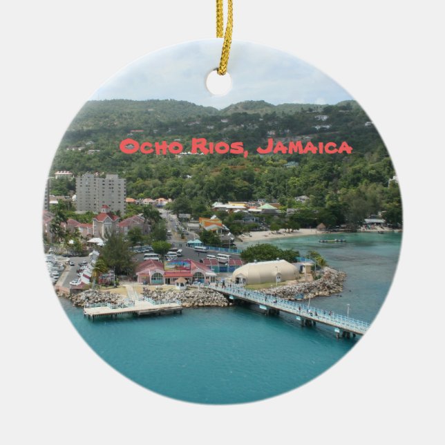 Ocho Rios, Jamaica Ornament (Front)