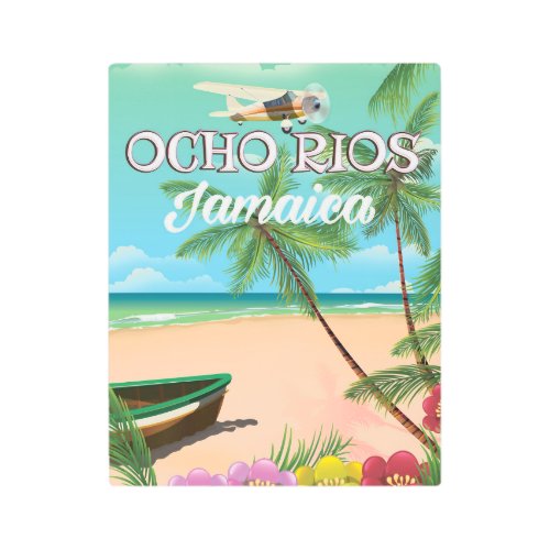 Ocho Rios Jamaica travel poster