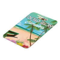 Ocho Rios Jamaica travel poster