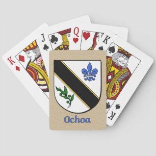 Ochoa Heraldic Shield Poker Cards