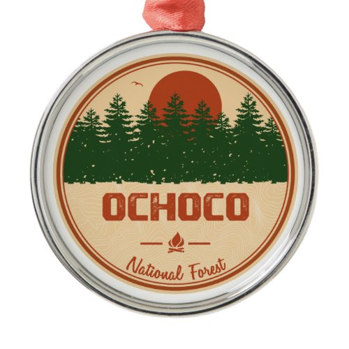 Ochoco National Forest Metal Ornament